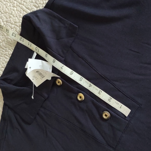 NWT Pure J. Jill XL Deep Blue Tranquility Fleece - Picture 9 of 15